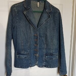 St. John's Bay Stretch Jean Jacket Size Medium